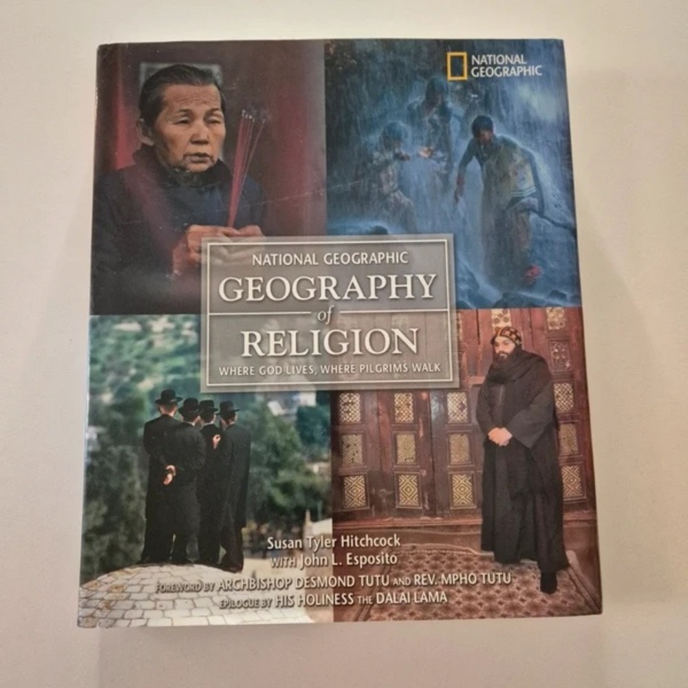 National Geographic Geography of Religion Hardcover - Blue, Brown, Multicolor